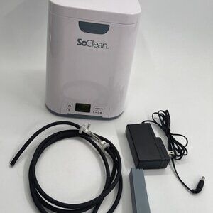 SoClean2 CPAP Cleaner Sanitizer Machine with Power Adapter Hose SC1200